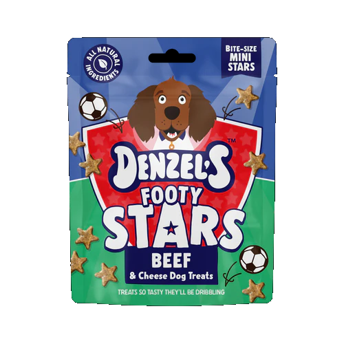 Denzel's Beef & Cheese Footy Stars