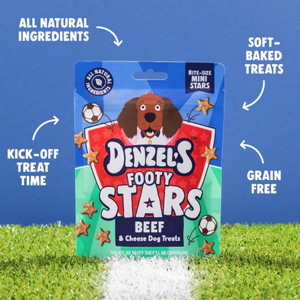 Denzel's Beef & Cheese Footy Stars