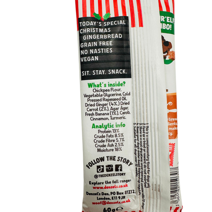 Denzel's Christmas Gingerbread Soft Baked Bars