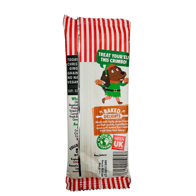 Denzel's Christmas Gingerbread Soft Baked Bars