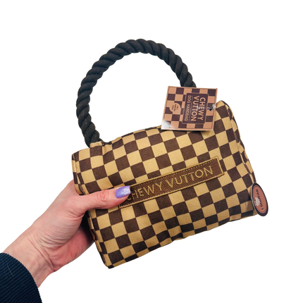 Designer Bag Plush Dog Toy
