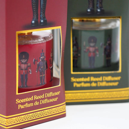 Christmas Reed Diffuser - Nutcracker Design with Dogs and Cats - Christmas Berries Scent