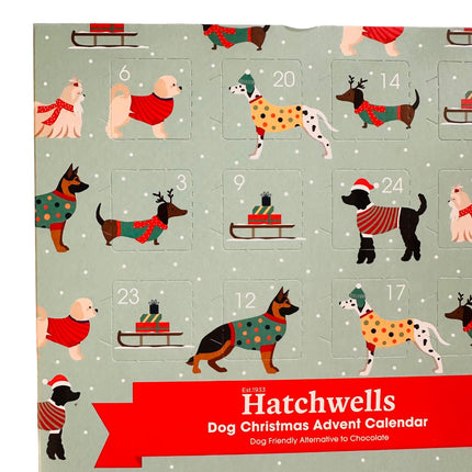 Hatchwells Dog Advent Calendar - 70g - Carob Flavoured Treats
