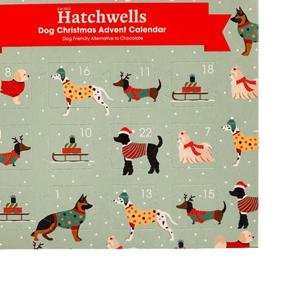 Hatchwells Dog Advent Calendar - 70g - Carob Flavoured Treats