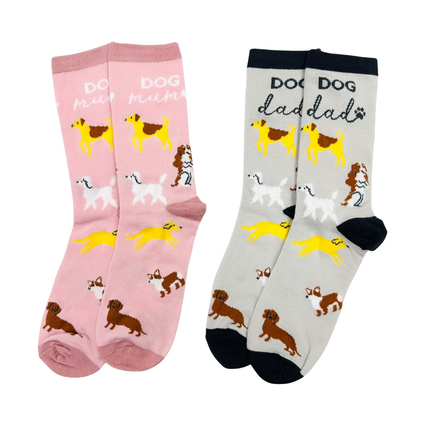 Dog Mum & Dog Dad Socks