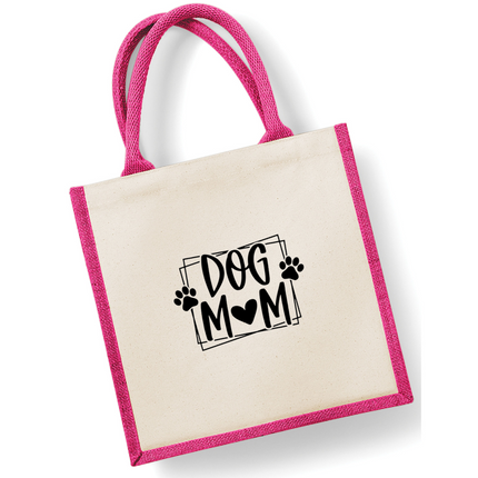 Dog Mum or Cat Mum Jute Bag