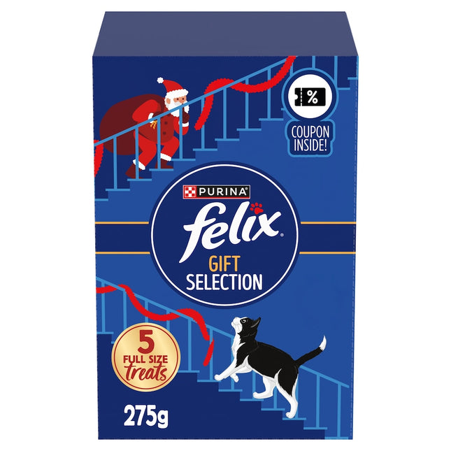 Felix Christmas Selection Postbox - 5 full packs  - 275g