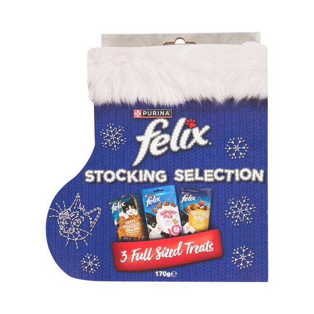 Felix Cat Christmas Stocking Selection - 3 full packs  - 170g