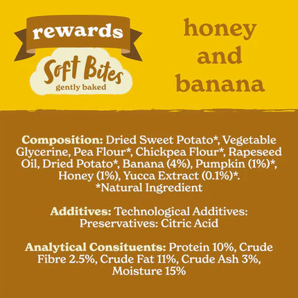 Forthglade Soft Bites Honey & Banana 90g