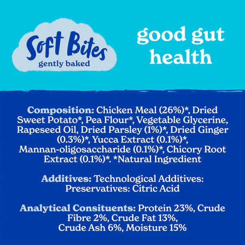 Forthglade Soft Bites Digestive Good Gut Health Treats 90g For Dogs