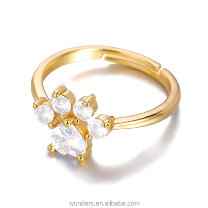 Paw Print Ring