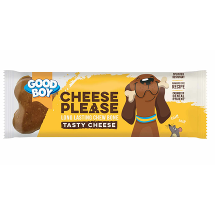 Good Boy Cheese Please Long Lasting Chew Bone