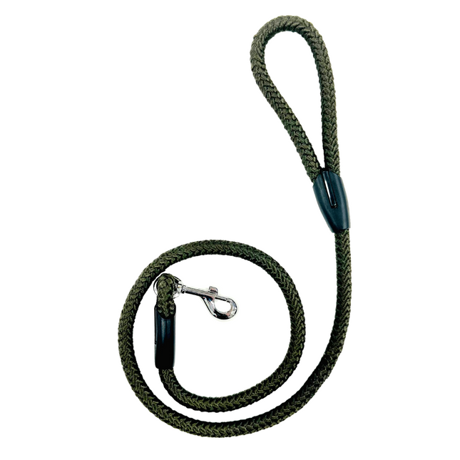 Nylon Rope Lead - Green