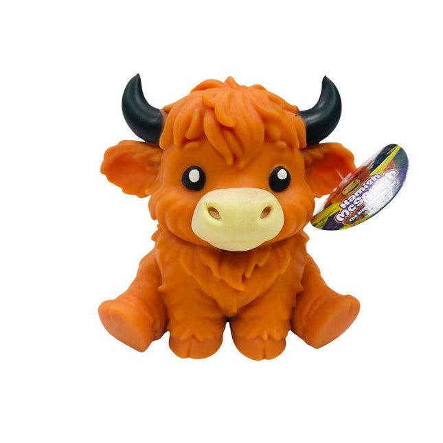 15cm Squishy Highland Cow Stress Release Hand Toy