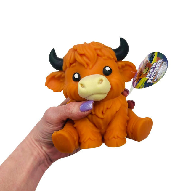 15cm Squishy Highland Cow Stress Release Hand Toy