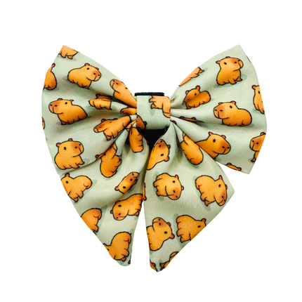 Happy Capy Sailor Bow Tie