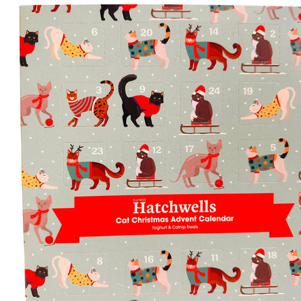 Hatchwells Cat Advent Calendar - 70g - Yoghurt & Catnip Flavoured Treats