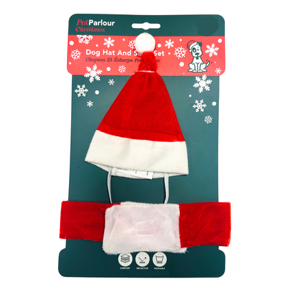 Christmas Santa Hat And Scarf Pack