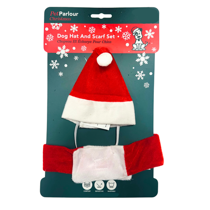 Christmas Santa Hat And Scarf Pack
