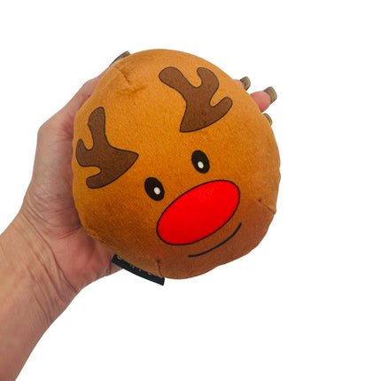 Christmas Animate Squeaky Santa and Reindeer Heads
