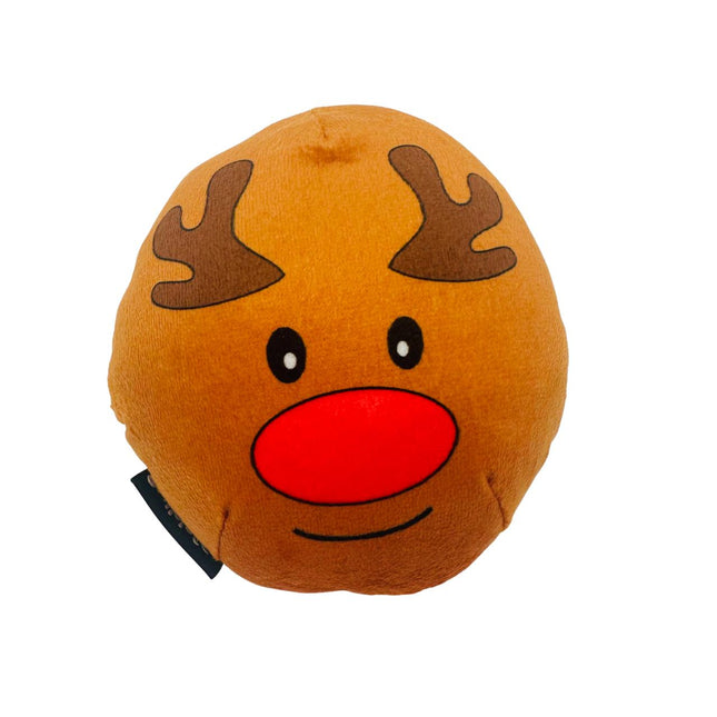 Christmas Animate Squeaky Santa and Reindeer Heads