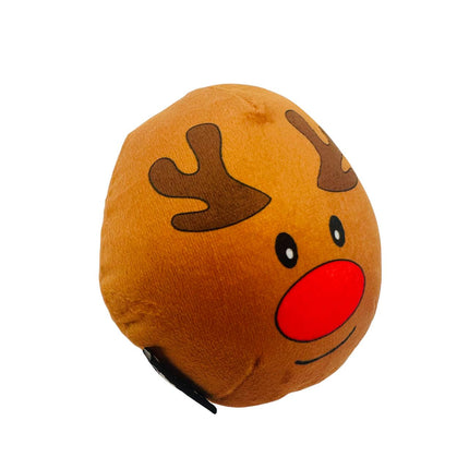 Christmas Animate Squeaky Santa and Reindeer Heads
