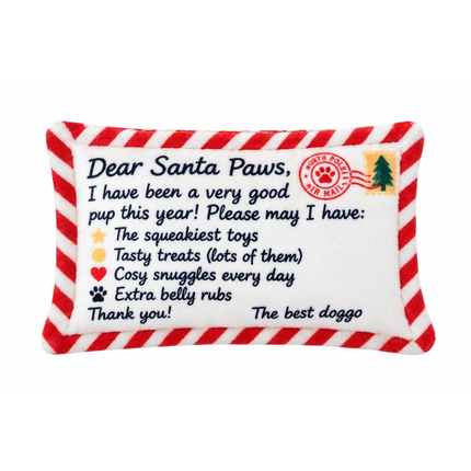 Letter To Santa Dog Toy