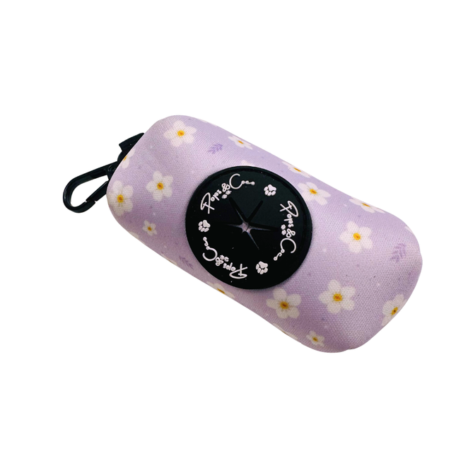 Lilac Blooms Poo Bag Dispenser