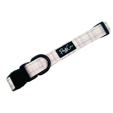 Lilac Plaid Collar