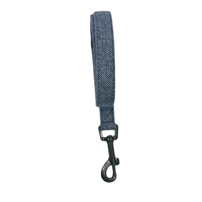 Luxury Tweed Lead in Country Blue