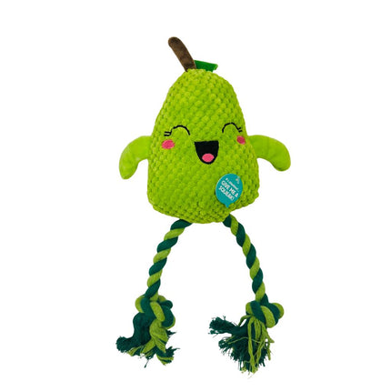 Fruity Plush Rope Toy - Pear, Pineapple or Strawberry