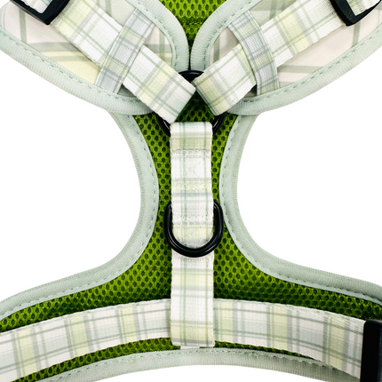Pistachio Plaid Fully Adjustable Harness