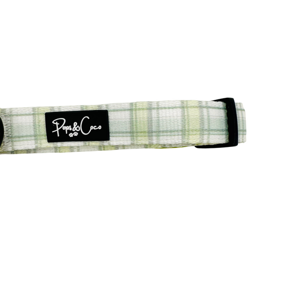 Pistachio Plaid Collar