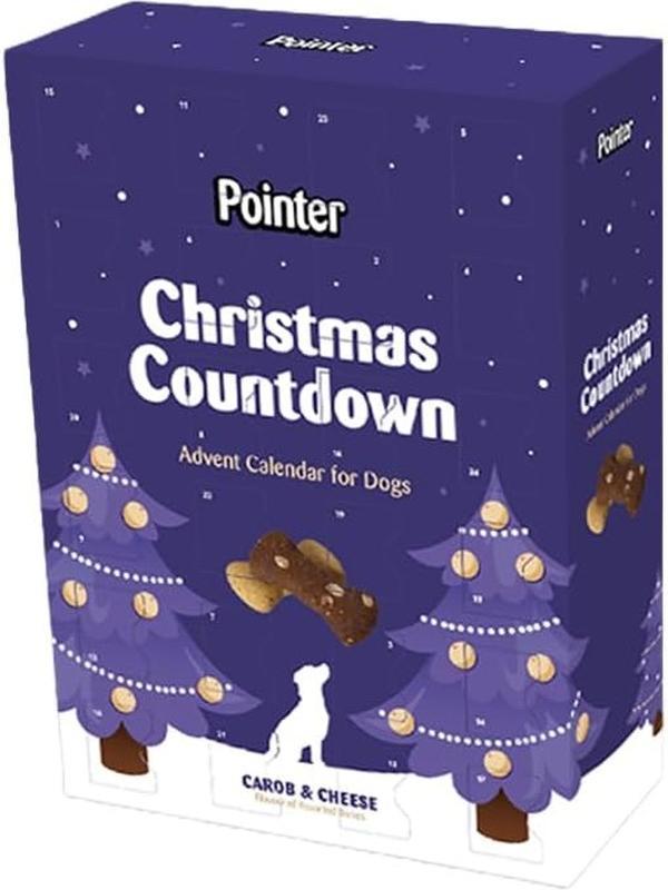 Pointer Dog Christmas Advent Calendar Carob & Cheese