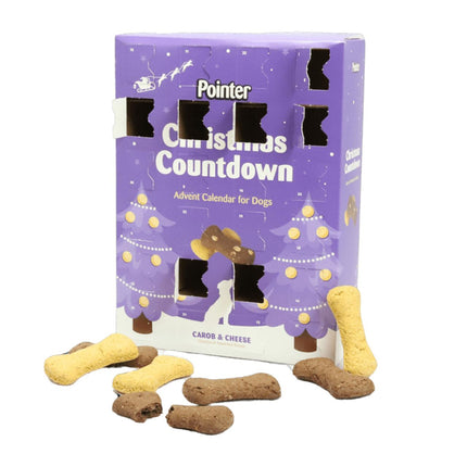 Pointer Dog Christmas Advent Calendar Carob & Cheese