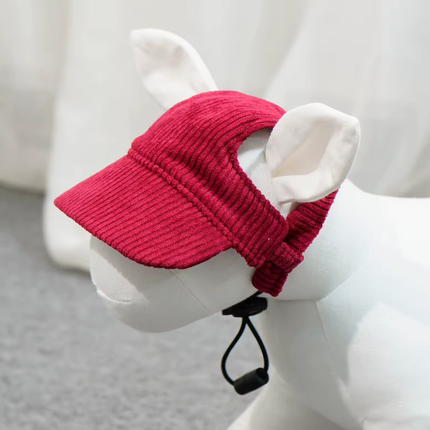 Corduroy Cap - Red