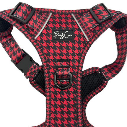 Red Houndstooth Go Explore Harness