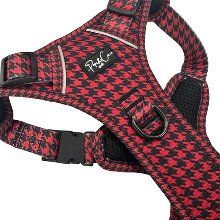 Red Houndstooth Go Explore Harness