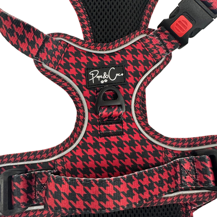 Red Houndstooth Go Explore Harness