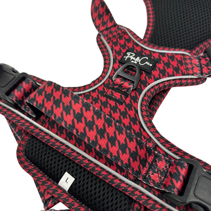 Red Houndstooth Go Explore Harness