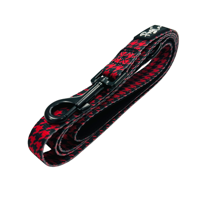Red Houndstooth Lead