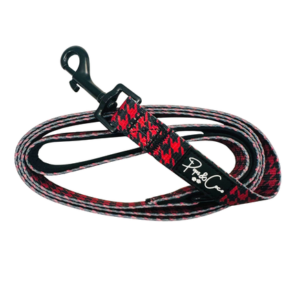 Red Houndstooth Lead