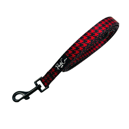 Red Houndstooth Lead