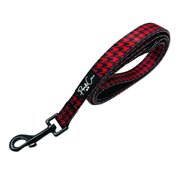 Red Houndstooth Lead