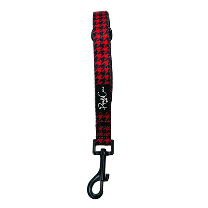 Red Houndstooth Lead