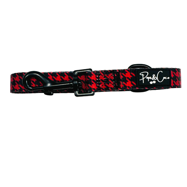 Red Houndstooth Collar