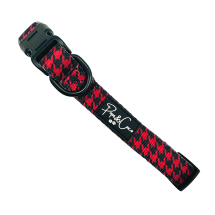 Red Houndstooth Collar
