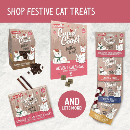 Rosewood Cupid & Comet Festive Gourmet Collagen Meaty Sticks