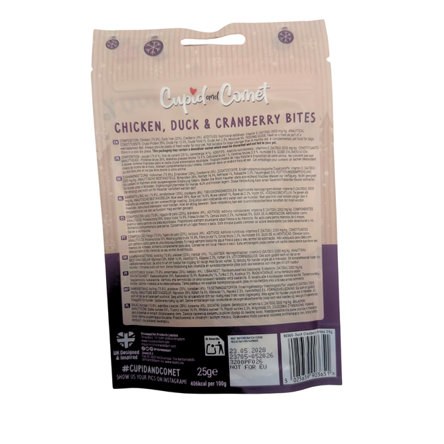Freeze Dried Chicken, Duck & Cranberry Bites