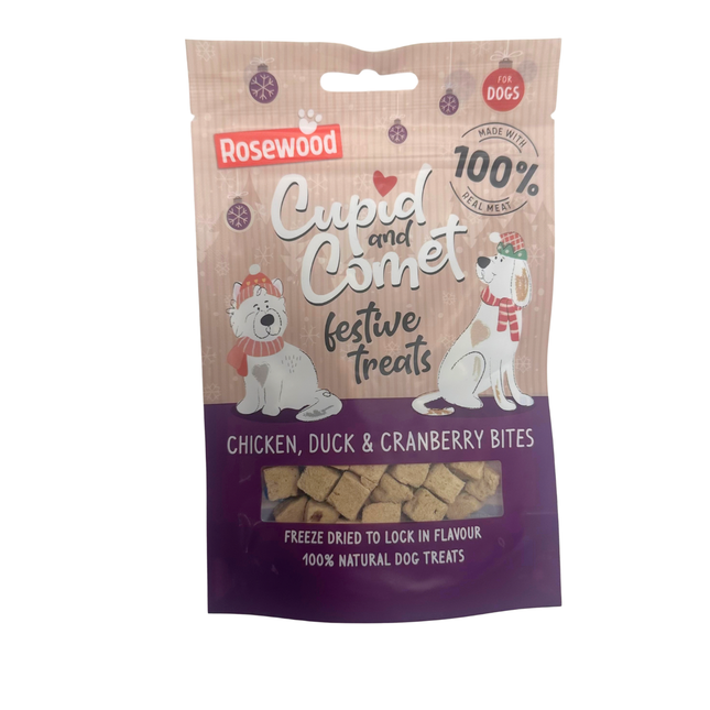 Freeze Dried Chicken, Duck & Cranberry Bites